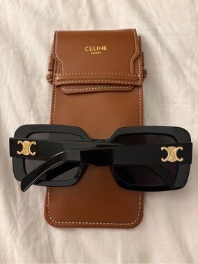 Celine | Accessories | Celine Cl4045f 0a Sunglasses Black Frame